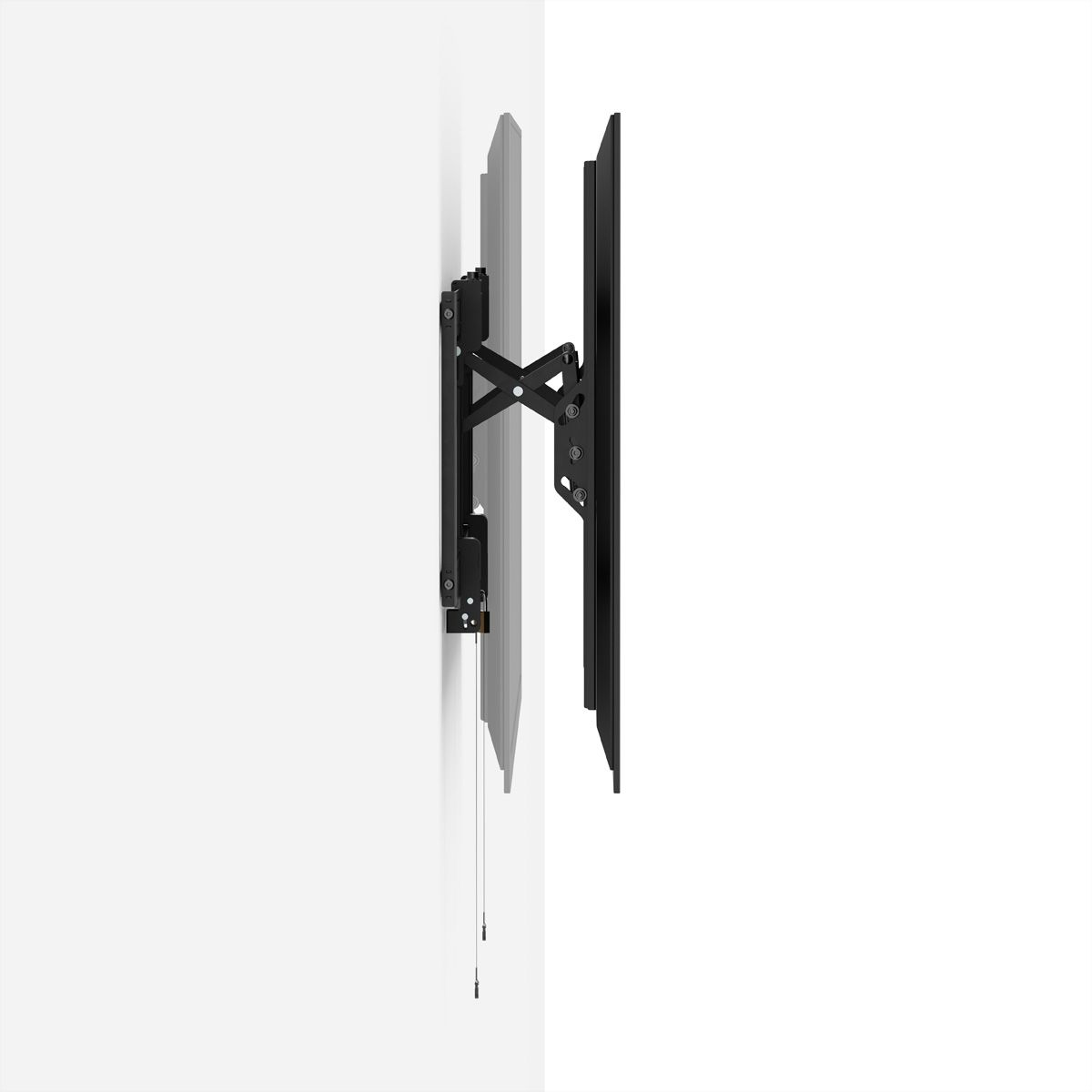 VALUE TV-Wandhalterung, hochbelastbar, ausziehbar, neigbar, 55-105 Zoll, bis 80 kg