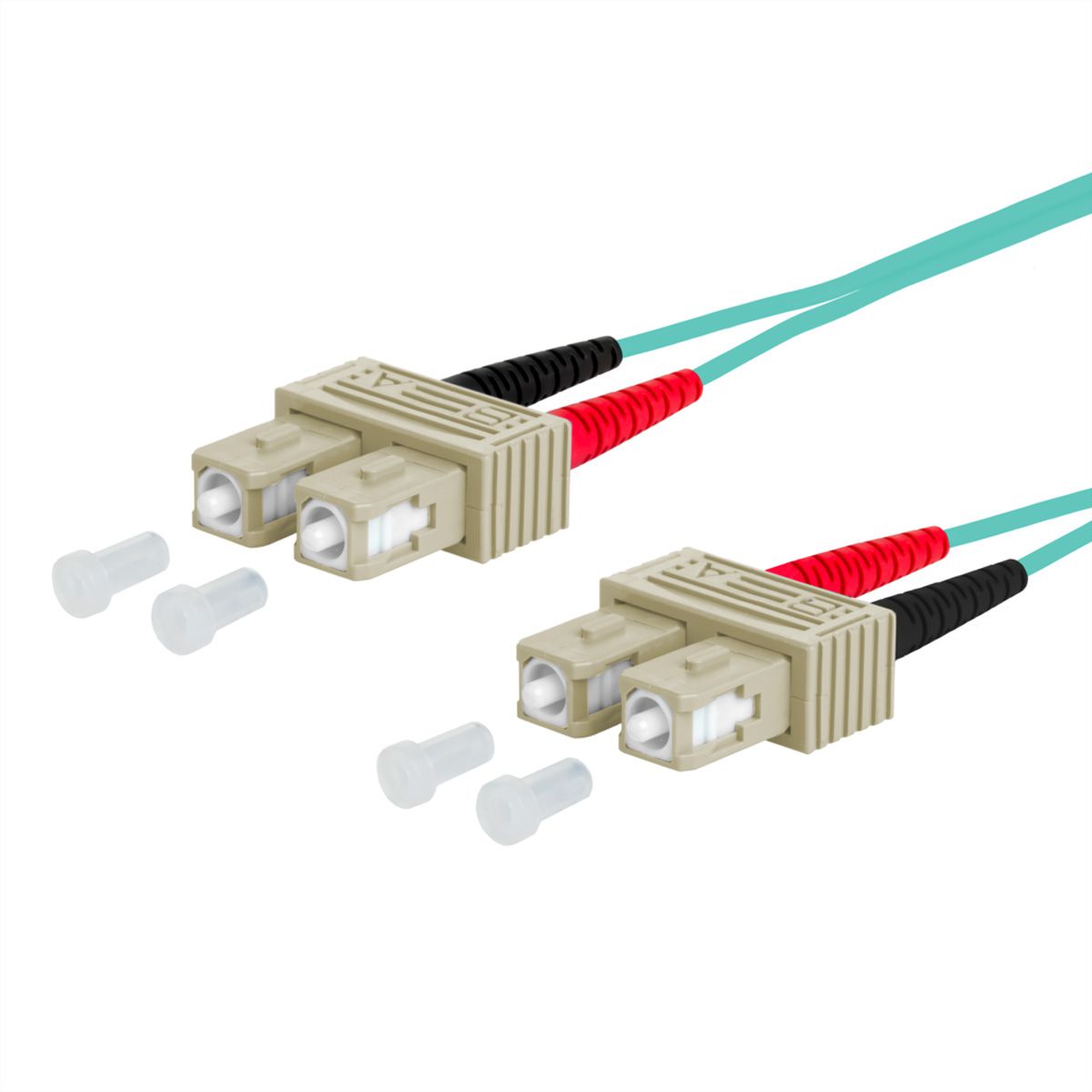 METZ CONNECT OpDAT Patchkabel, SC-D/SC-D OM3, 1 m