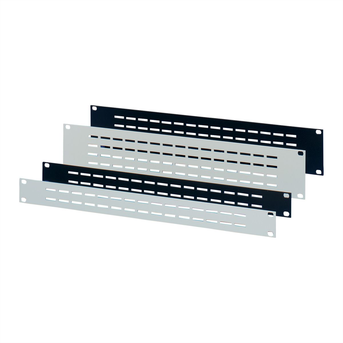 SCHROFF 19"-Belüftungsfrontplatten - 19"BELUEFT.FRONTPL. 2HE ROH