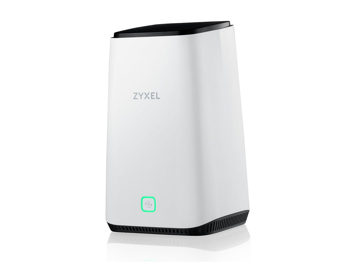 Zyxel FWA510 WLAN-Router Multi-Gigabit Ethernet Tri-Band (2,4 GHz / 5 GHz / 5 GHz) 5G Schwarz, Weiß