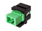 ROLINE Keystone LWL-Adapter SC/SC Simplex, Single Mode, OS2, APC