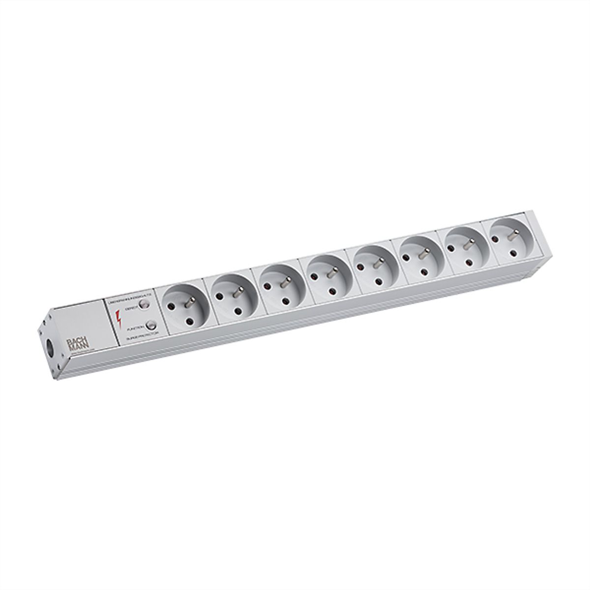 BACHMANN 19"-Steckdosenleiste 1HE 8xUTE 1xSPD