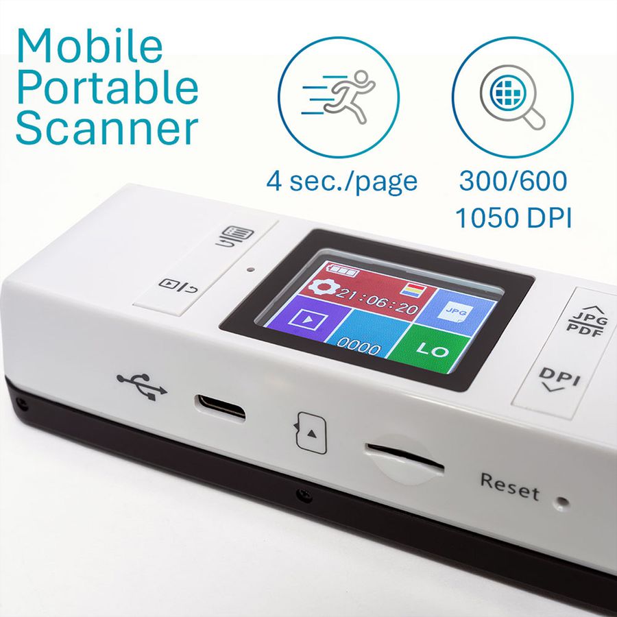 IRIScan Book 7 Handheld-Scanner, Dokumenten- und Buchscanner