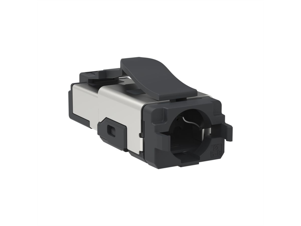 METZ CONNECT C6A RJ45 field plug ultra short