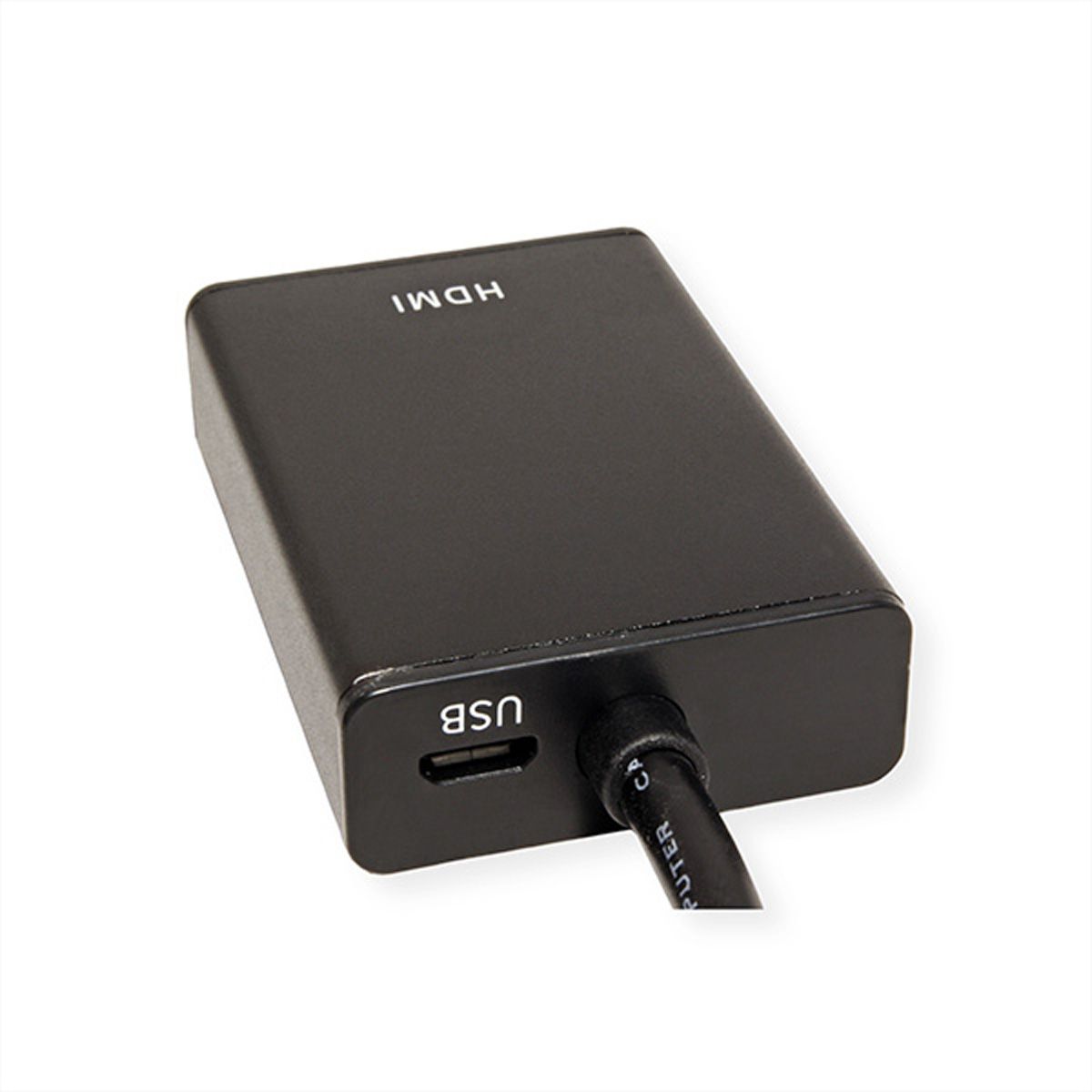 VALUE Adapterkabel VGA+Audio zu HDMI, 0,15 m