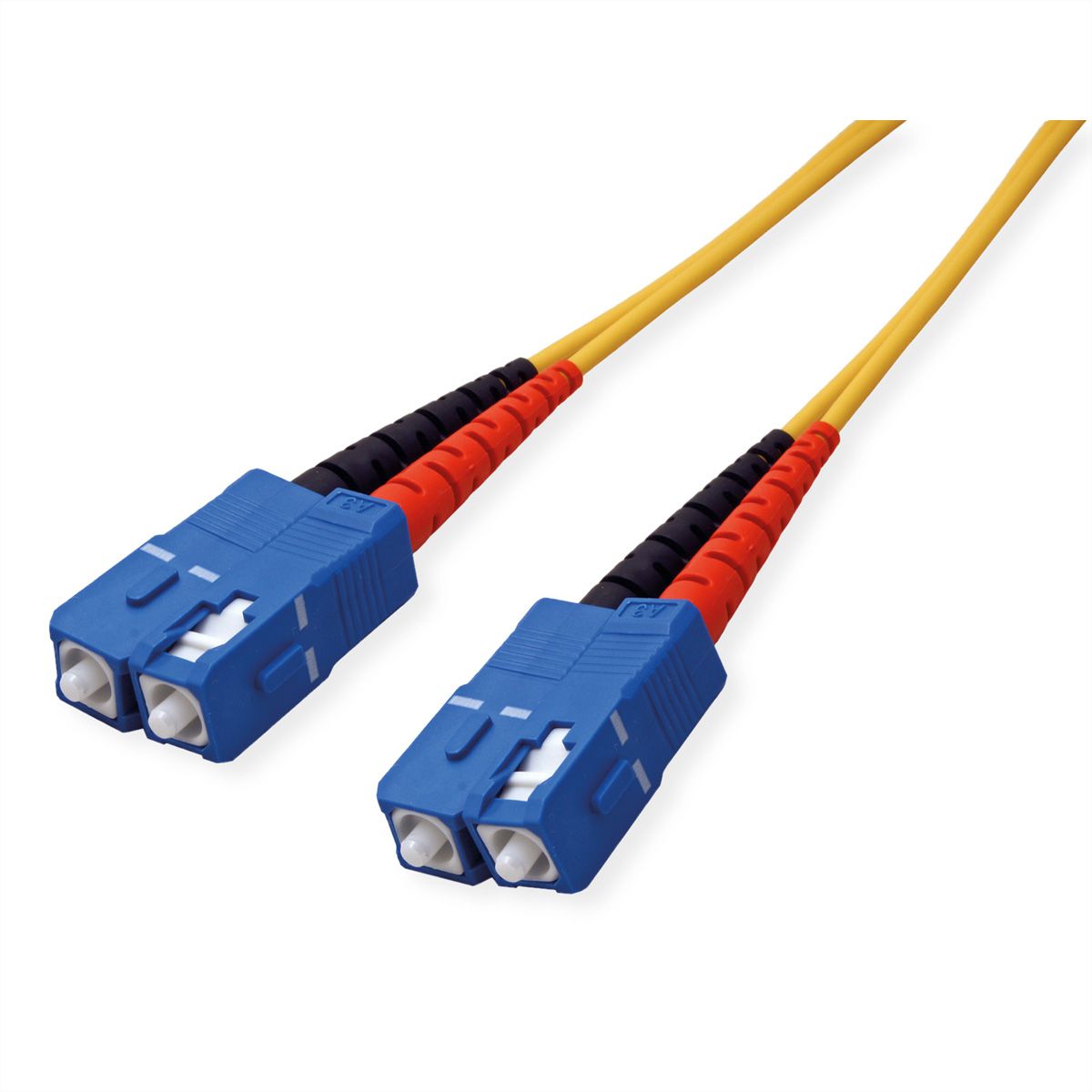 Quality LWL-Kabel Single Mode E9/125µm OS2, SC/SC, gelb, 7,5 m