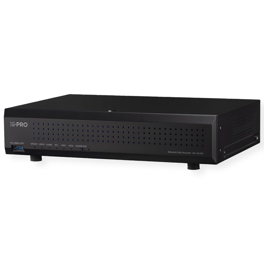 i-PRO WJ-NU301 NVR Netzwerk-Videorekorder, 16-CH, 16x PoE