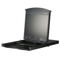 ATEN KL1516AM KVM-Switch, 43cm TFT, VGA, PS/2-USB über Kat 5, 16 Port, FR-Layout