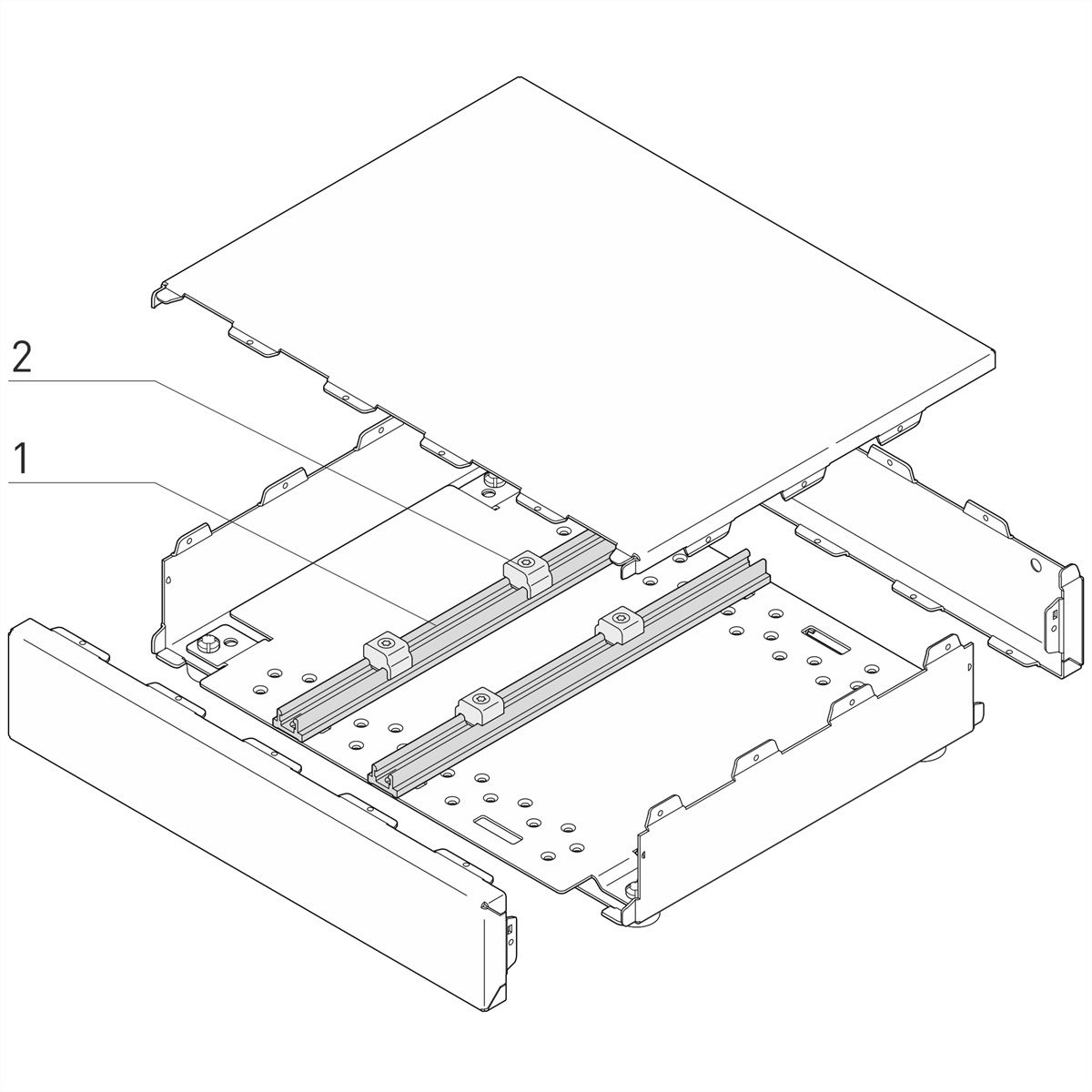 SCHROFF LEITERPLATTENBEFESTIGUNG 310T