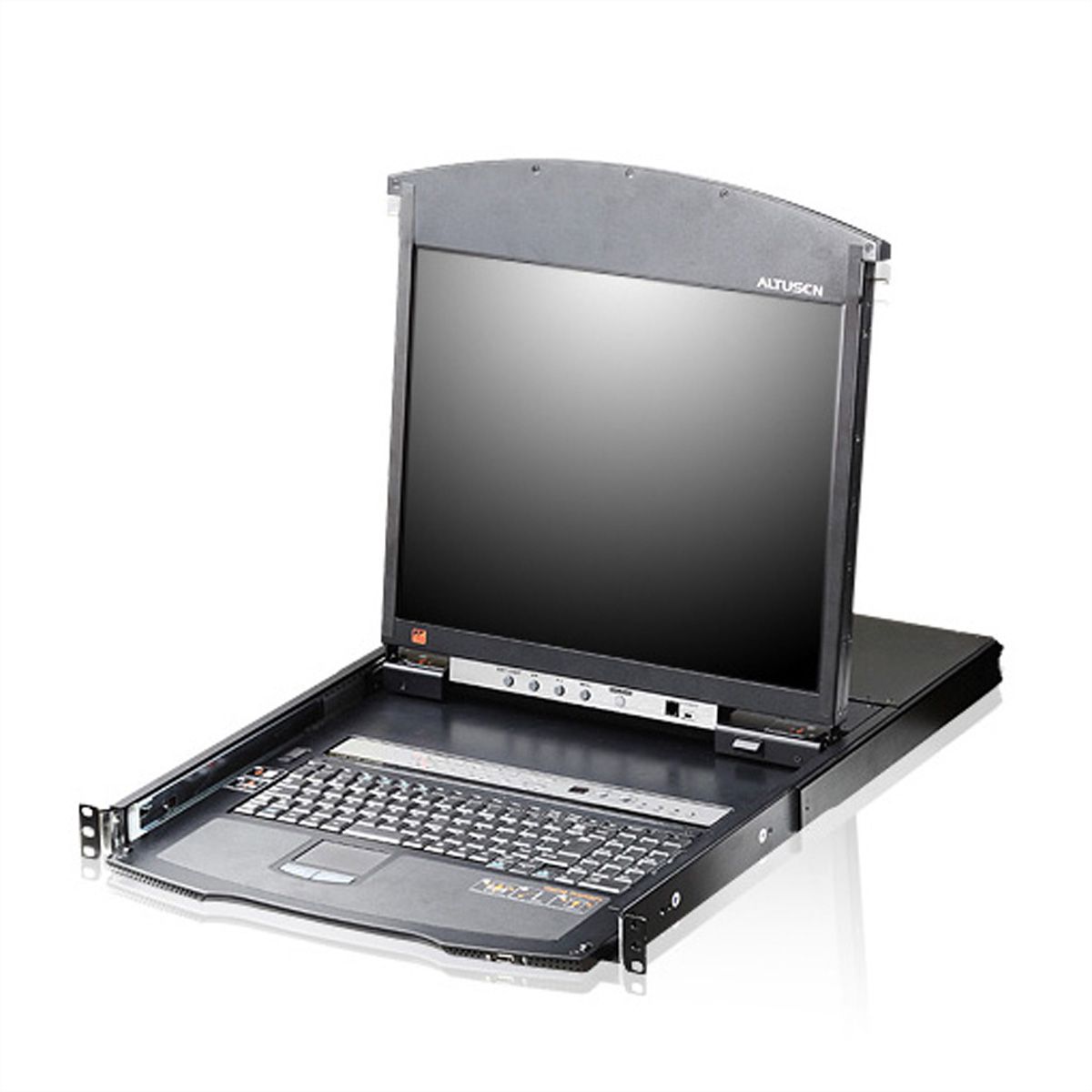 ATEN KL1508AiM KVM Over IP Switch, 8 Port, 43cm LCD, VGA, PS/2-USB, DE-Layout