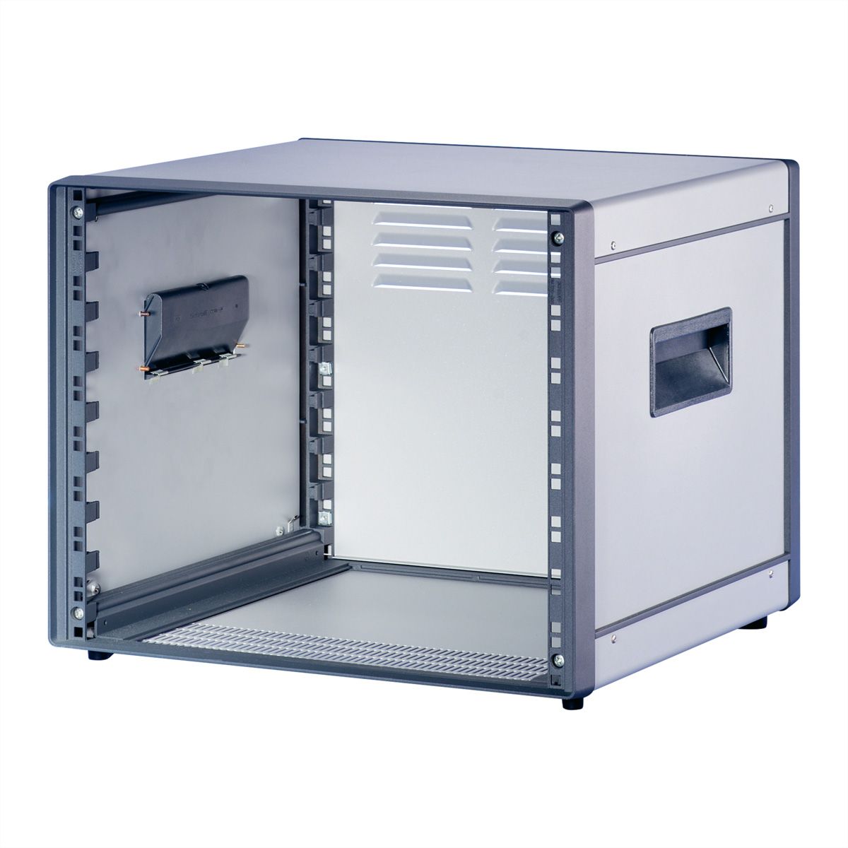 SCHROFF 19"-Gehäuse 12 HE, Aluminium - COMPTEC GEHAEUSE 12HE 400T