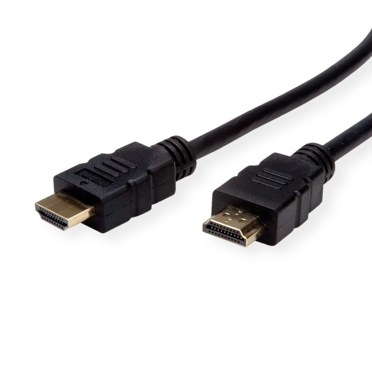 ROLINE HDMI High Speed Kabel mit Ethernet, TPE, schwarz, 3 m
