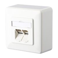 METZ CONNECT E-DAT C6 2 Port AP, reinweiß