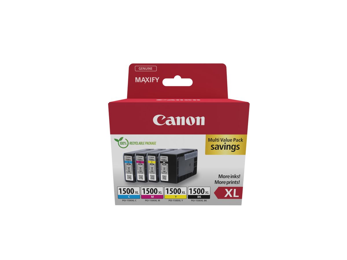 Canon PGI-1500XL BK/C/M/Y Multipack