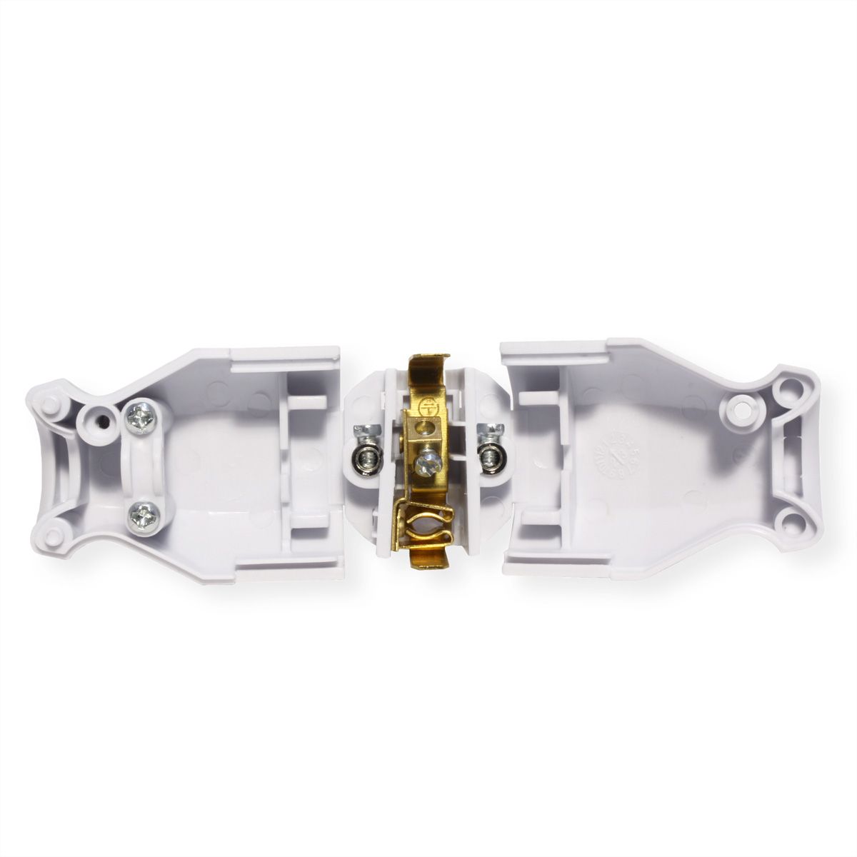 BACHMANN Montagestecker, für Zuleitung H03VV-F3G0,75-1,0-1,5mm, weiß