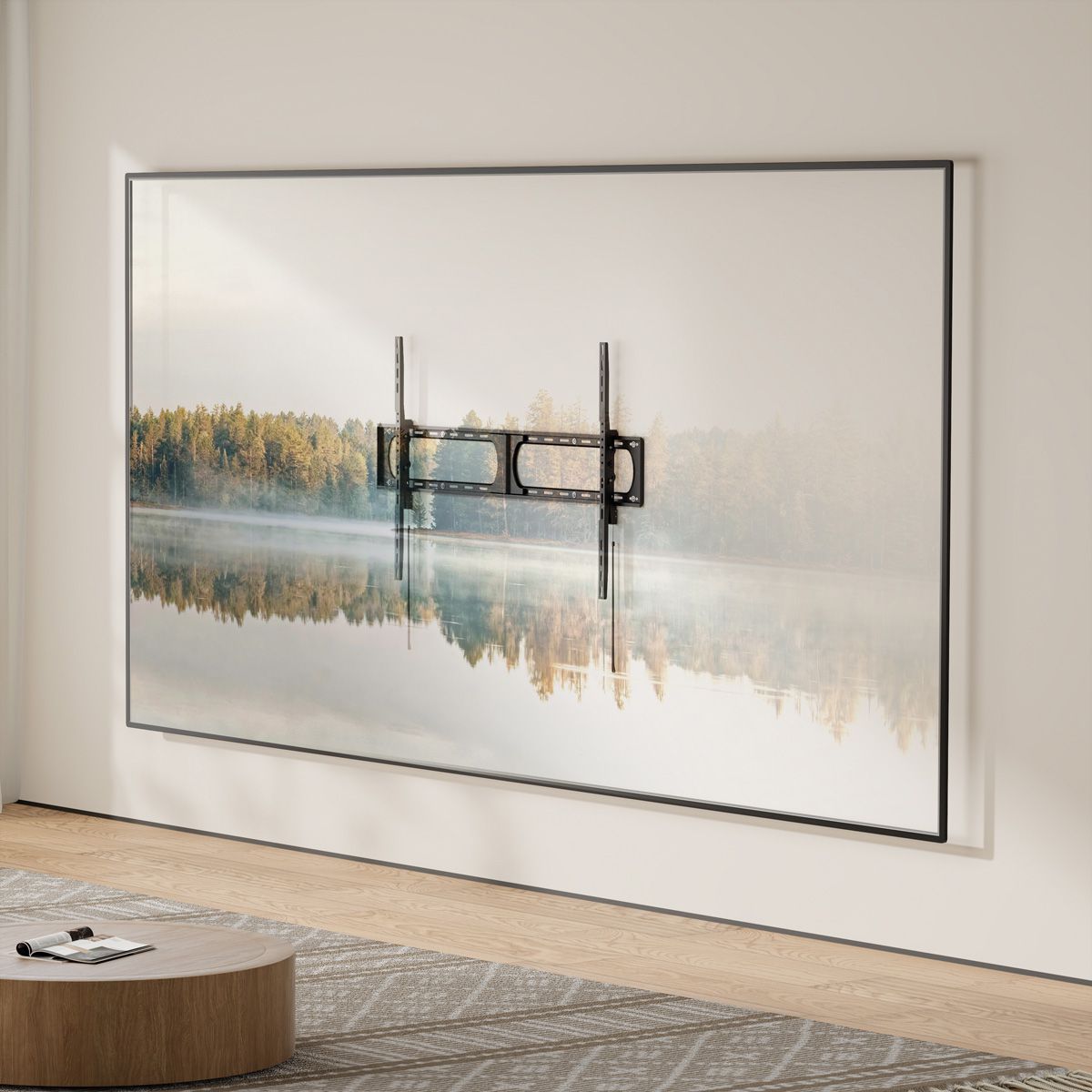 VALUE TV-Wandhalterung, fest, robust, 37-140 Zoll, bis 125 kg