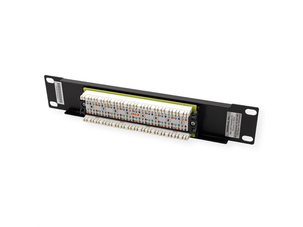 TRENDnet TC-P08C6 10" Patch Panel, 8-Port Cat. 6 Unshielded