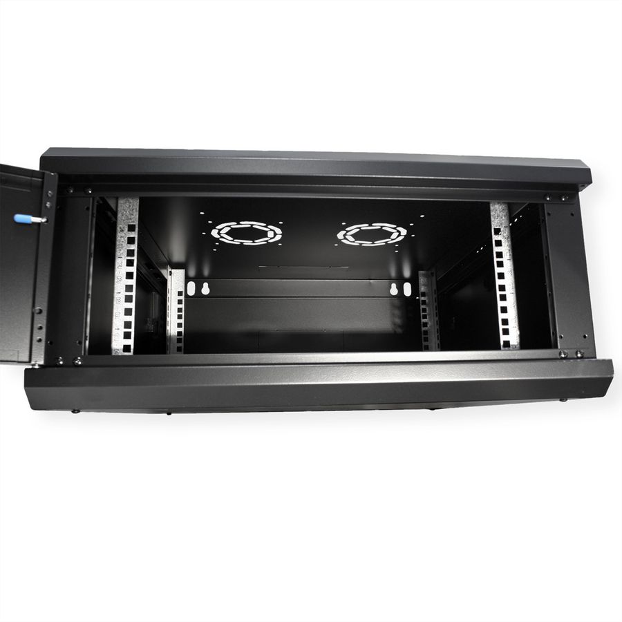 ROLINE 19-Zoll Wandgehäuse Basic Plus 4HE, 600x600 BxT schwarz