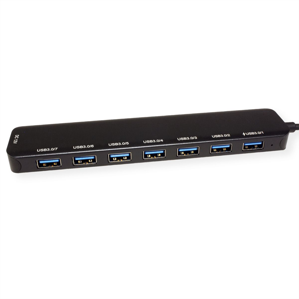 VALUE USB 3.2 Gen 1 Hub, 7fach, Typ C Anschlusskabel