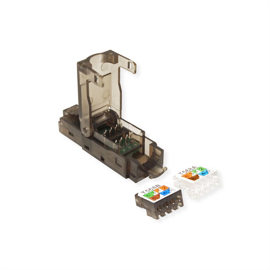 VALUE feldkonfektionierbarer RJ-45 Stecker Cat.6A (Class EA), UTP
