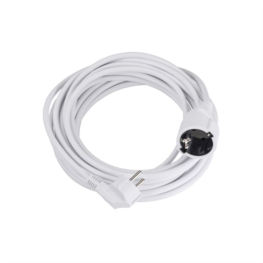 BACHMANN Extension cable, Schutzkontakt 230V 10m weiss