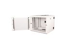 ROLINE 19-Zoll Wandgehäuse Pro 9 HE, 600x600 BxT zweiteilig schwenkbar grau