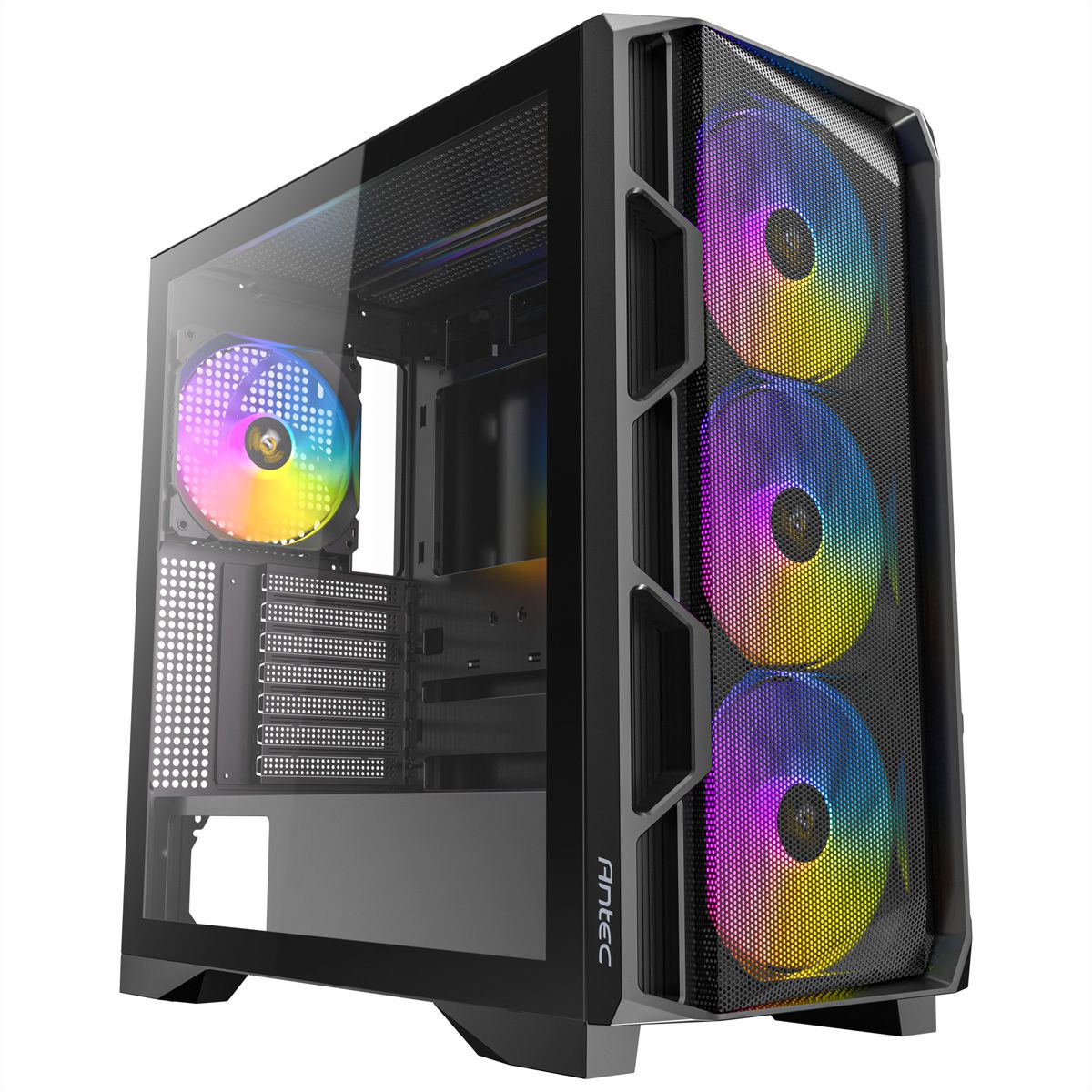 ANTEC AX-1000 ARGB Gaming E-ATX, ATX, Micro-ATX, ITX Mid Tower PC Gehäuse, schwarz