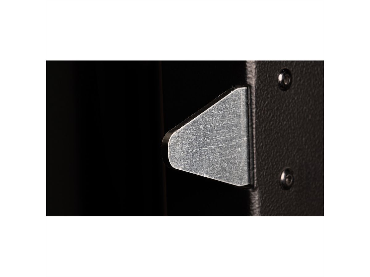 ROLINE 19-Zoll Wandgehäuse Pro 20 HE, 600x600 BxT zweiteilig schwenkbar schwarz