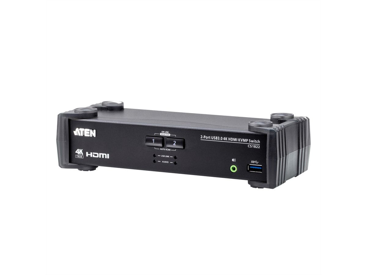 ATEN CS1822 2-Port USB 3.0 HDMI KVM Switch