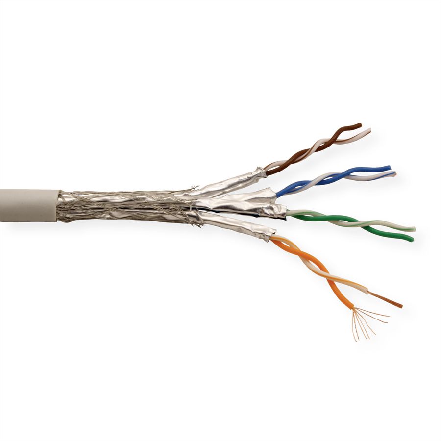 ROLINE S/FTP Kabel Cat.5e (Class D), Litze, 300m