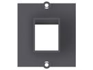 BACHMANN Custom Modul Rahmen 1x Keystone, schwarz