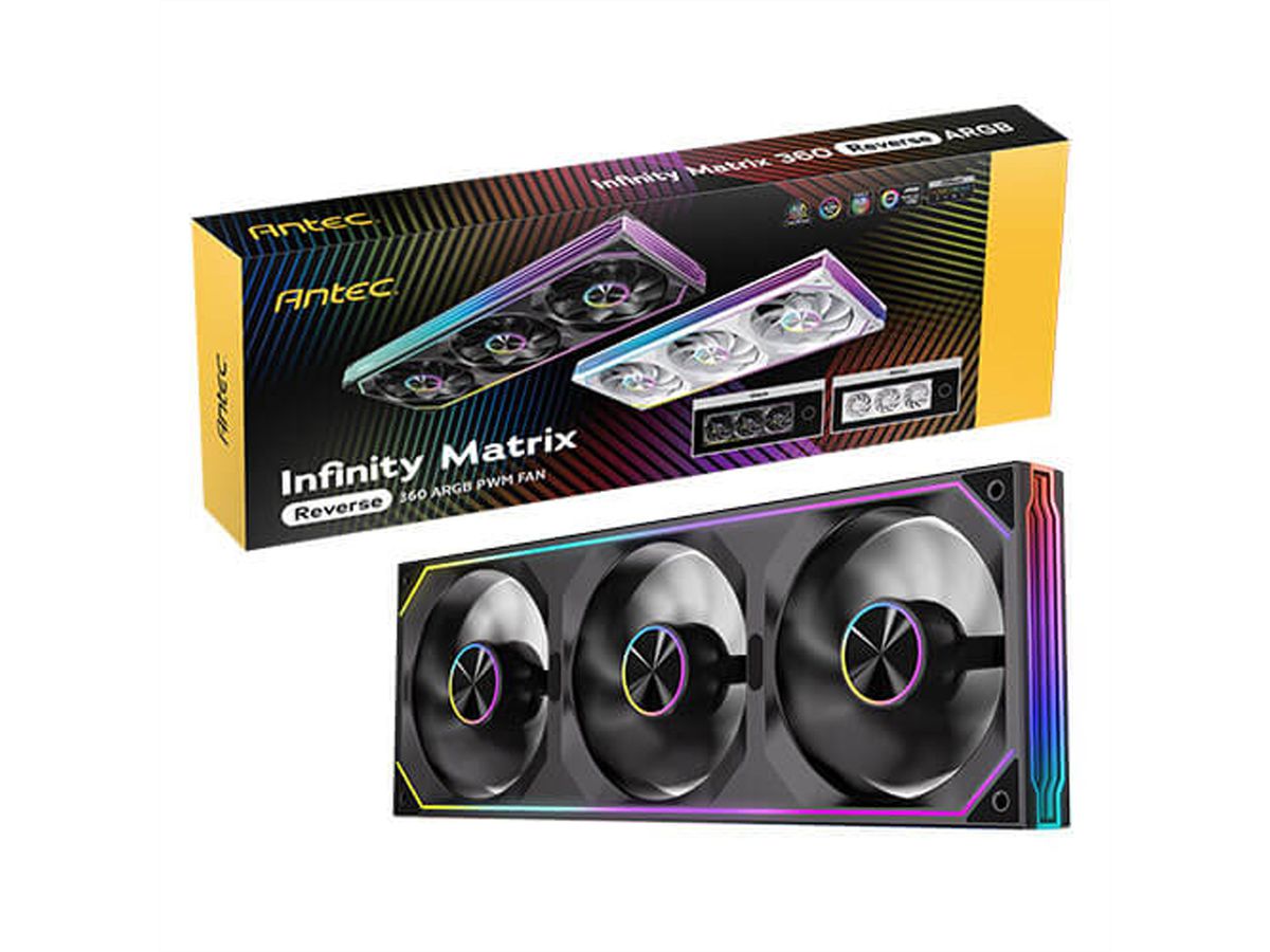 ANTEC IM 360R ARGB, Gehäuselüfter, schwarz