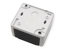 TELEGÄRTNER Gehäuse AP IP44,75x86x58, grau, mit Mont-Einsatz für 2xAMJ-Modul