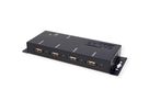 EXSYS EX-1166HMV 4 Port externer USB 2.0 Hub Metall verschraubbar