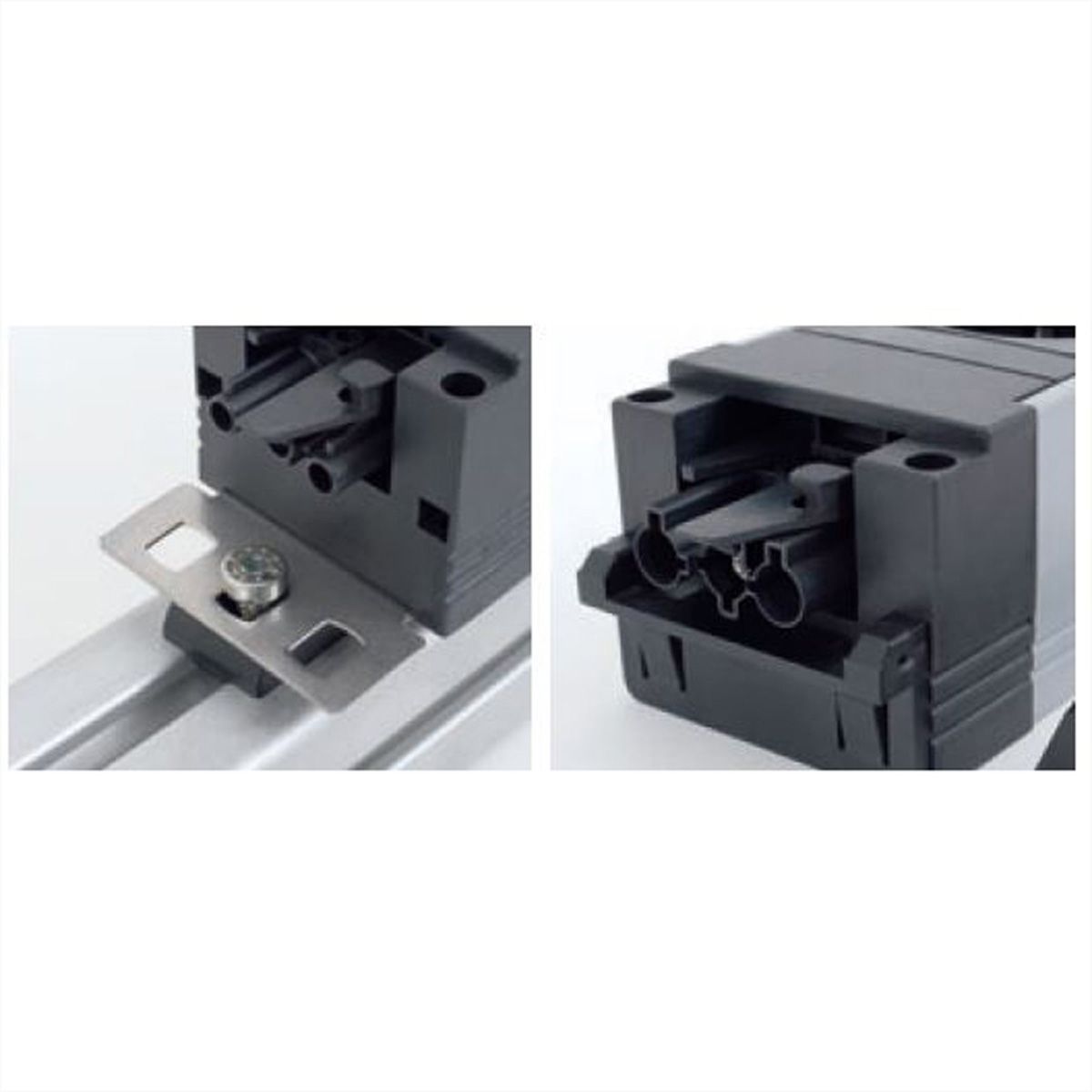 BACHMANN STEP BASE Schutzkontakt, 5x CEE7/3, schwarz