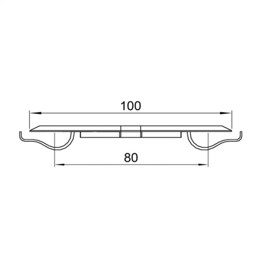 BACHMANN Easy-Cover-Quadro weiss