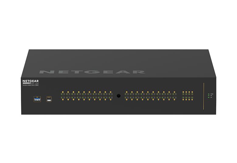 Netgear M4250-40G8XF-PoE++ Managed Gigabit Ethernet (10/100/1000) Power over Ethernet (PoE) 2U Schwarz