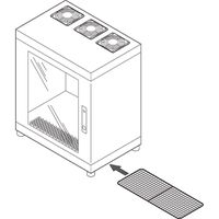 SCHROFF Ersatzfiltermatte - ERSATZ FILTER 300/400 (3ST)
