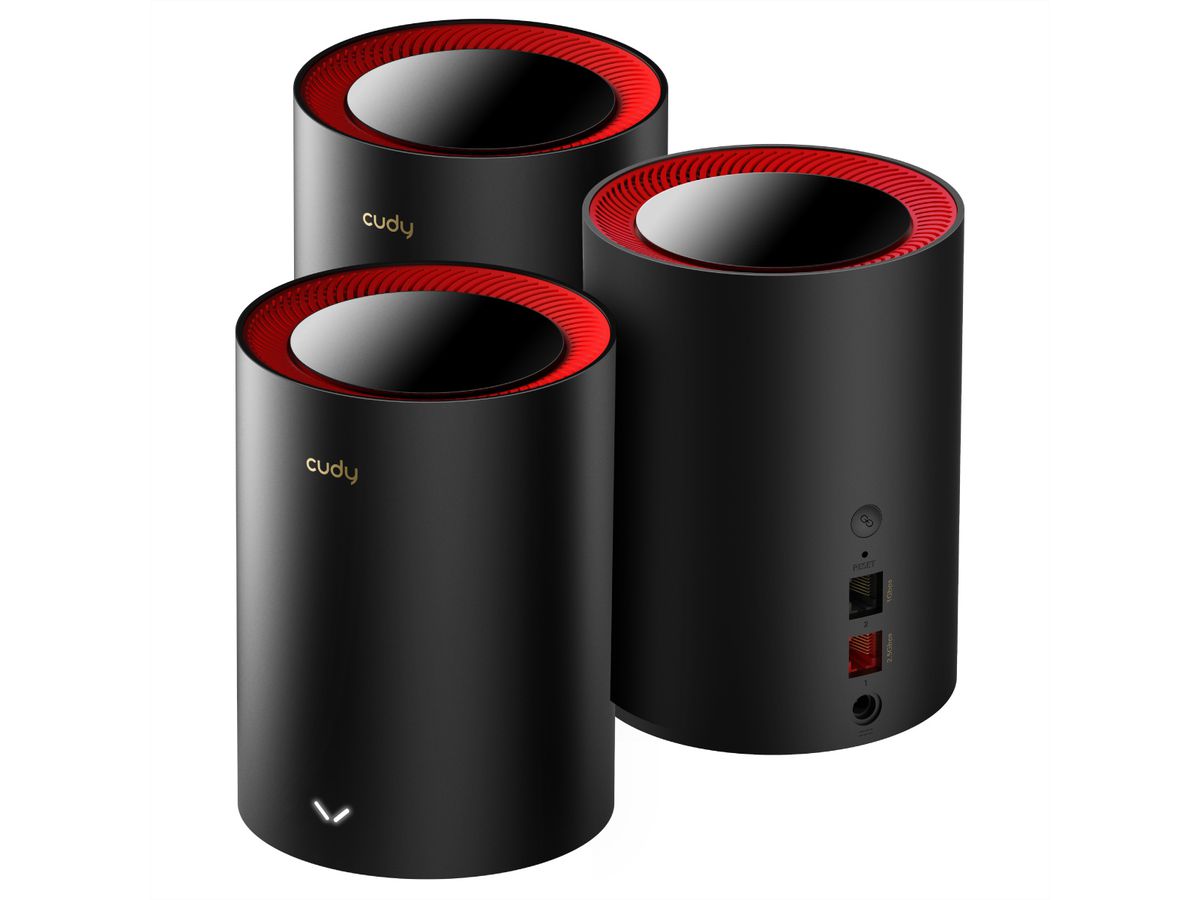 CUDY M3000 AX3000 Wi-Fi 6 Mesh  2.5G 3er-Pack