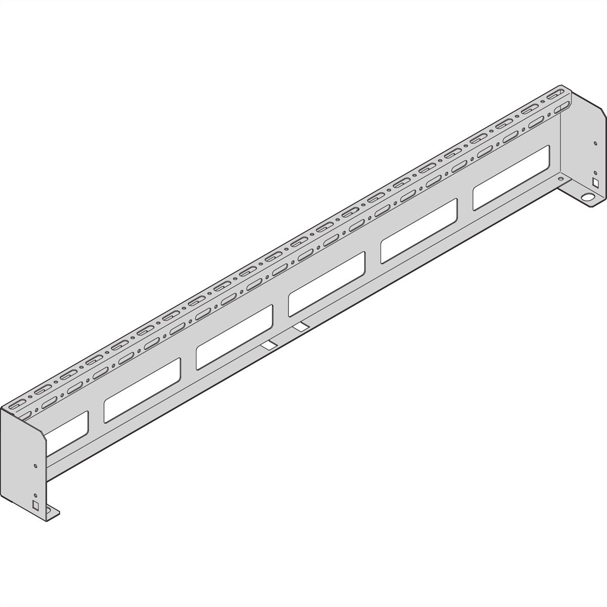 SCHROFF ADAPTER SCHIENE DACH 1000T (2X)