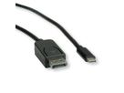 ROLINE USB Typ C - DisplayPort Adapterkabel, v1.2, ST/ST, 1 m