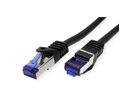 VALUE Outdoor Patchkabel Kat.6A (Class EA) S/FTP (PiMF), Massivdraht, LSOH, schwarz, 20 m