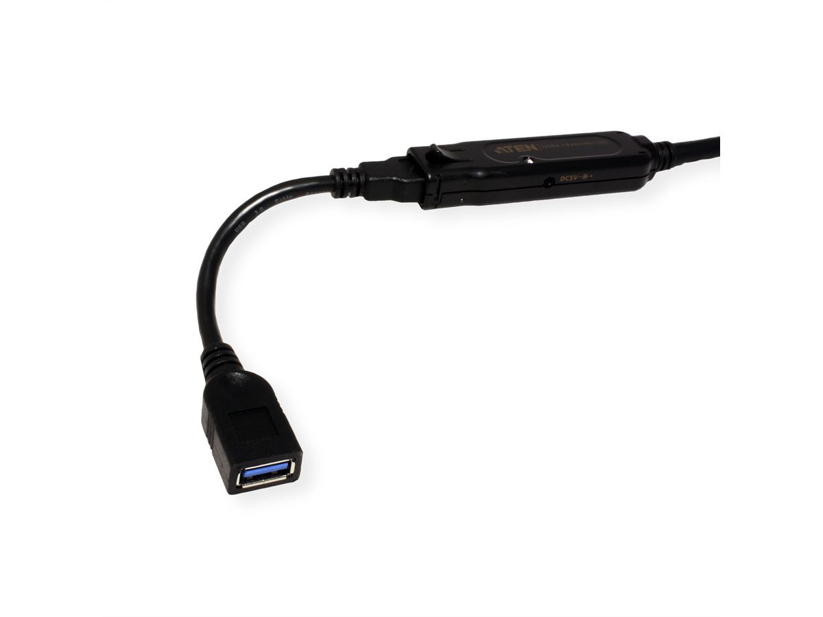ATEN UE3310 USB 3.1 Gen 1 Verlängerungskabel, schwarz, 10 m