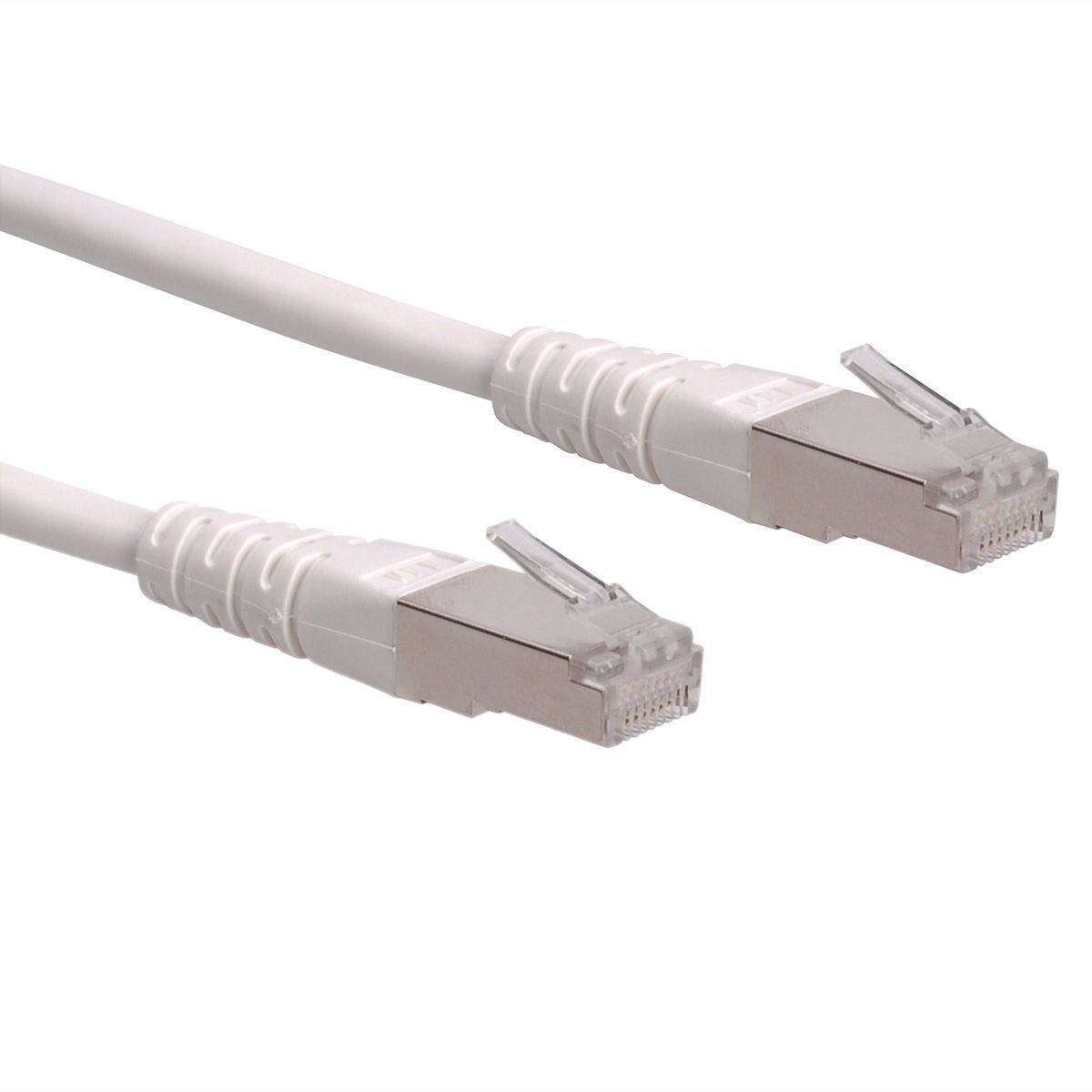 ROLINE Patchkabel Cat.6 (Class E) S/FTP (PiMF), weiß, 7 m