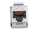 ROLINE Kat.6A (Class EA) Keystone, RJ-45, geschirmt, werkzeuglos, silberfarben