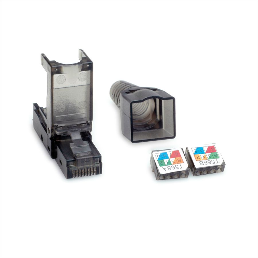 VALUE feldkonfektionierbarer RJ-45 Stecker Cat.6 (Class E), UTP