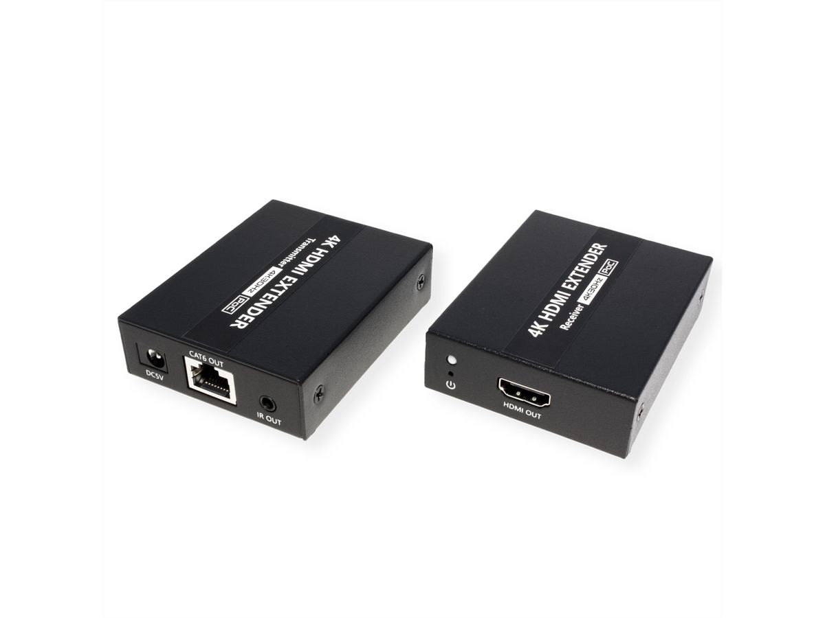 VALUE HDMI A/V Extender über Kat.6A Kabel, 4K@30Hz, 40m