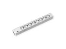 BACHMANN 19'' PVC 8x Schutzkontakt-Steckdosenleiste, 2,0m Schutzkontaktstecker