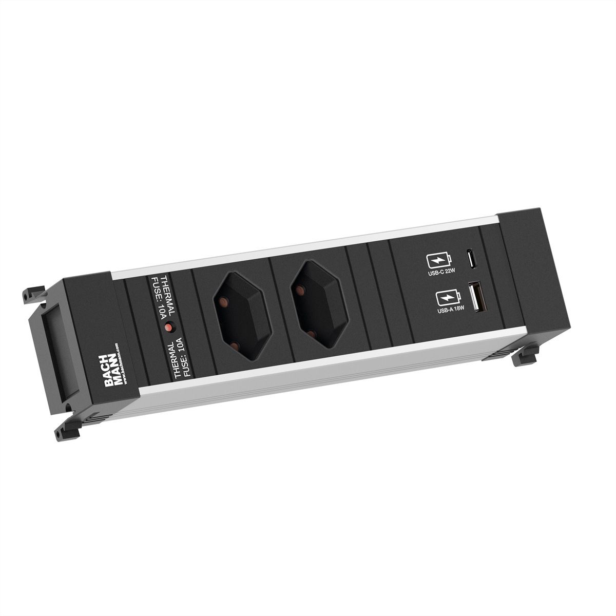 BACHMANN POWER FRAME S 2xCH, 1xUSB A&C 22W 0,2m GST18 Schweiz