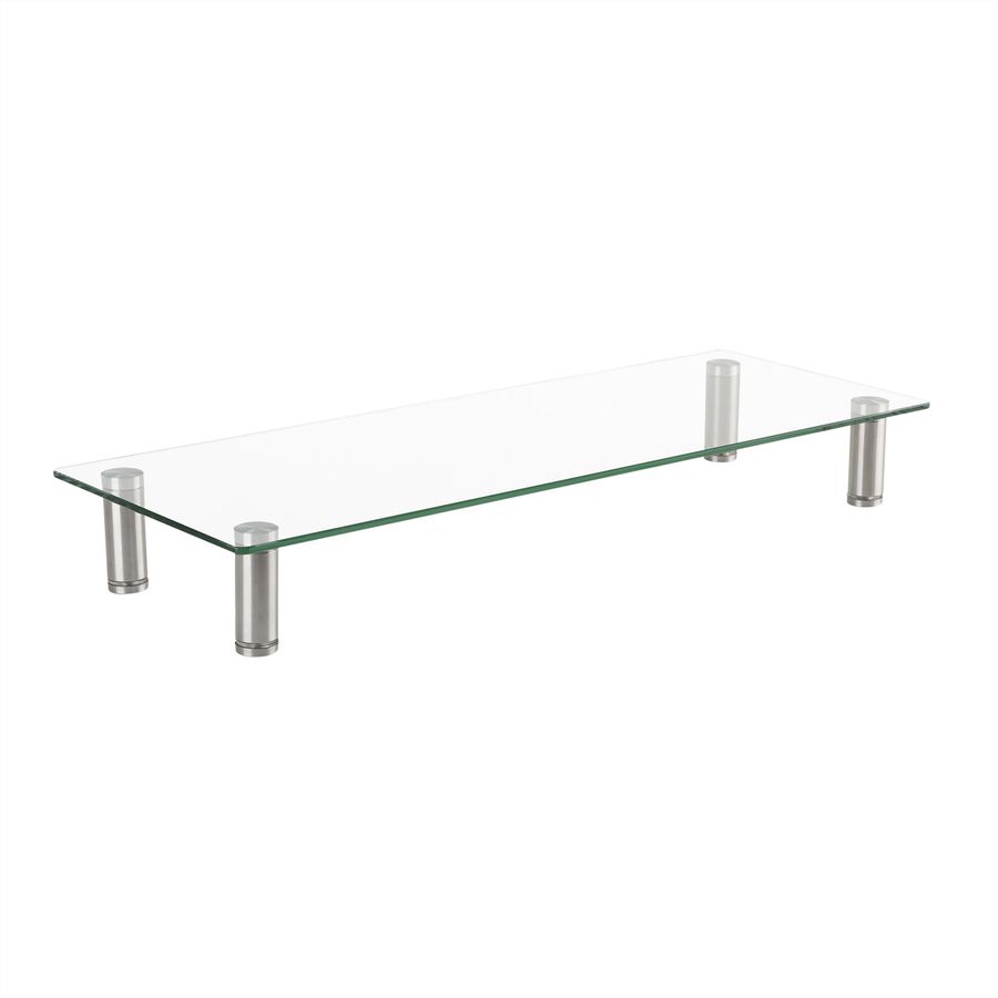 ROLINE Höhenverstellbarer Glas-Monitor-Ständer rechteckig, bis 20 kg